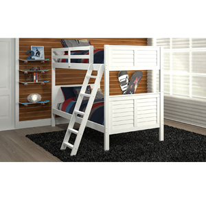 Twin Over Wooden Bunk Bed Solid, Woodcrest Bunk Bed