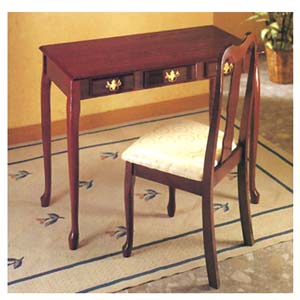 Cherry Finish Writing Desk Set 2515(ABCFS45)