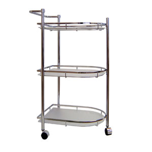 Oval Serving Cart 62950W (OIAFS)