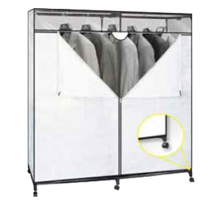 60 Inch Portable Closet With Wheels 676 (SHFS)