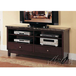 Danville Marble Top Entertainment Console 7093 (A)