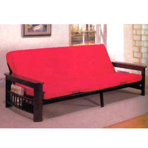 Cherry Wooden Arm Futon 7526 (A)