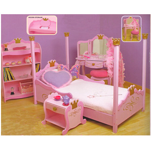 Princess Toddler Cot 76121 (KK)