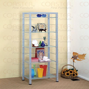 Silver Metal Book Shelves 800453(CO)