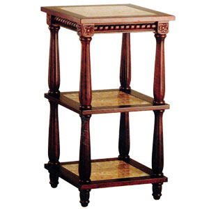 3-Tier Marble Stand 8059CH-RD (ITM)
