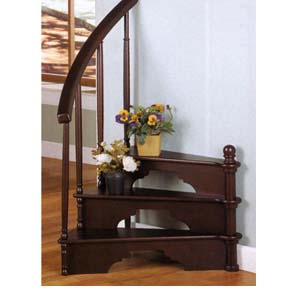 Wood Stairway Plant Stand 900189 (CO)