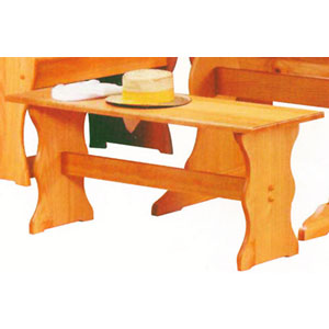 Chelsea Brazilian Pine Bench 90367N2-01-KD-U (LN)