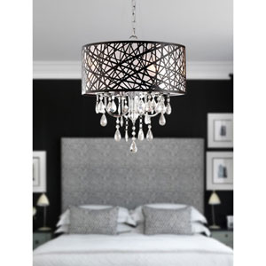 Indoor 4-light Chrome Antique Bronze Chandelier BCS-039-4AB(