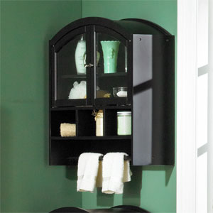Black Arc Top Wall Cabinet BE8622R (SEIFS)
