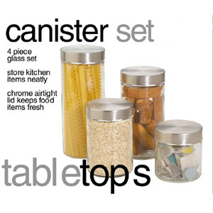 4-Piece Canister Set CS10239(HDS)