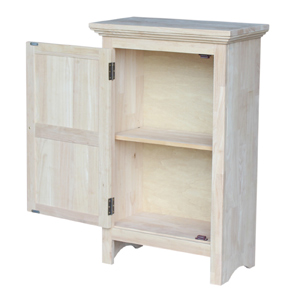Solid Wood Single Door Jelly Cabinet CU-125(ICFS)