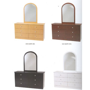 6-Drawer Dresser And Mirror DD-MR_(WP)