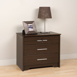 3 Drawer Tall & Wide Nightstand 2427(PPFS)