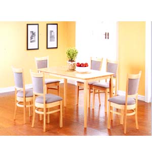 5 Pcs Solid Wood Dinette Set F5444/F5507(TMC)