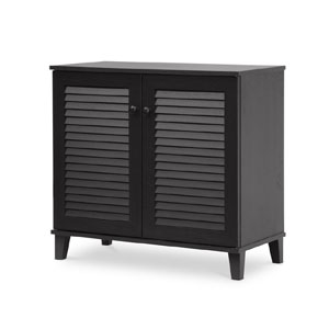 Duncan Espresso Wood Shoe Cabinet FP-01LV(OFS)