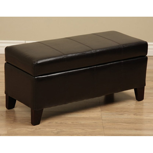Warehouse of Tiffany Ariel Leather Storage Bench 13940925(OF