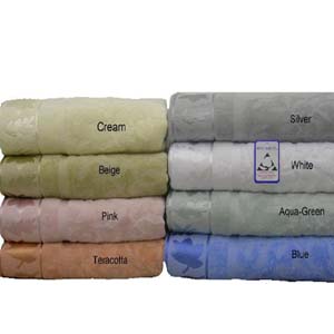 6-Pcs Jacquard Velour Egyptian Cotton Towel Set LIN-6PC(RPT)