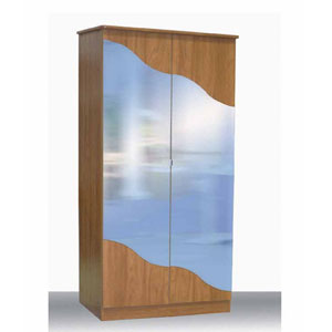 2-Door Wardrobe With Mirror L-14(CT)