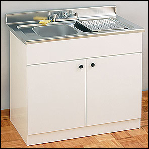 Sink & Wall Cabinets: 42 In Sink Metal Base PSM