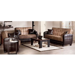 Moda Mocha Living Room Set (SU)