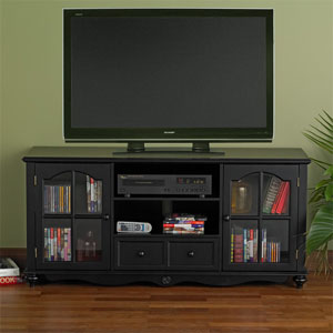 Coventry Large TV Console - Antique Black MS0704 (SEIFS)