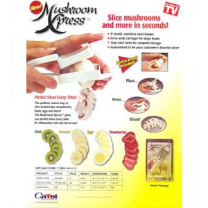 Mushroom Xpress-All Purpose Slicer MX (OnTel)