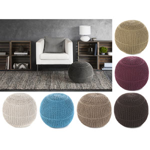 Mandara Handmade Cottonc Poufs(18x18x16) POU-1001(OFS)