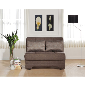 Twist Beyza Astoral Light Brown Loveseat Sleeper (SU)