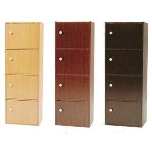 4-Shelf Bookcase With Doors 4218D_ (PJFS16)