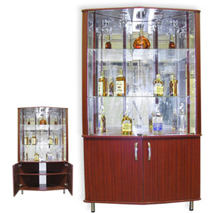 Custom Made Curio China Cabinets Corner Curio Cabinet Ccr 2 Vf
