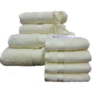 6 Piece Egyptian Cotton Combed Towel Set