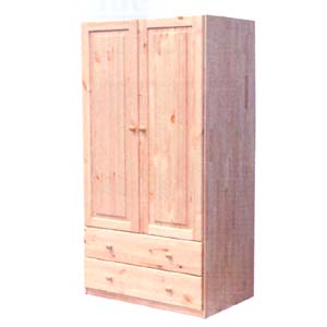 Solid Wood 2-Door Closet CL-SB(AIf)