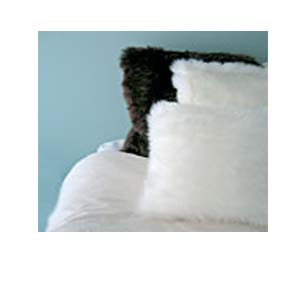 Single Sided Lambskin Cushions (BW)