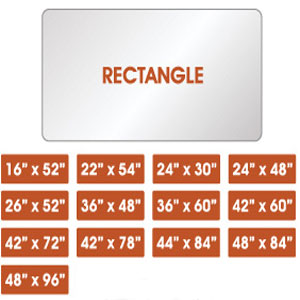 Rectangle Glass Table Tops (SC)