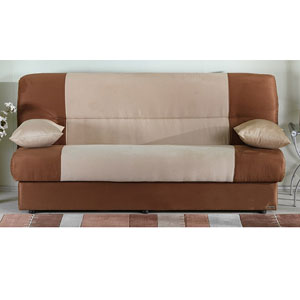 Regata Convertible Sofa Sleeper - Rainbow Beige Brown (SU)