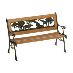 Jungle Kiddie Resin Back Bench SL-RH-170-BR(AZFS)