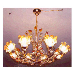 Chandelier with Crystal Flower Shade SP-018/8 (HT)