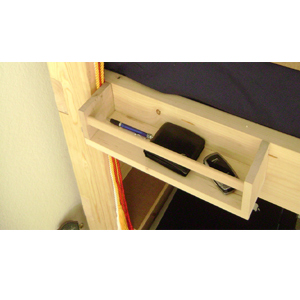 Solid Wood Bunk Of Loft Towel Shelf (USM)