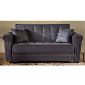 Victoria Loveseat Sleeper - Rainbow Dark Gray (SU)